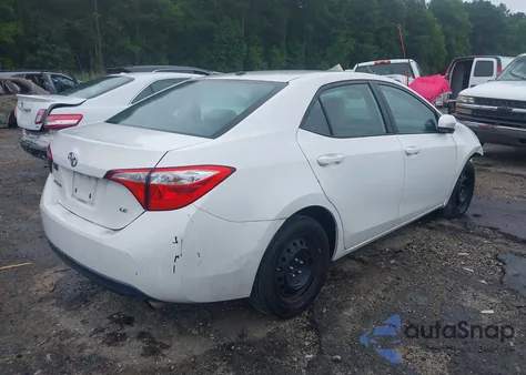 2016 Toyota Corolla Le from USA, damaged, VIN 2T1BURHE0GC504484